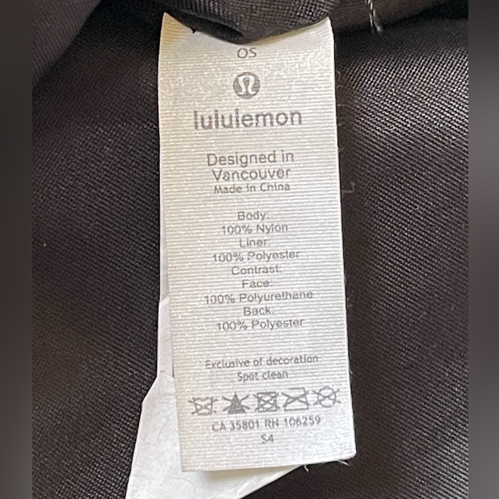 Lululemon All Night Festival Bag Large in Black Vol 10L - Picture 11 of 15